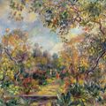 Paysage à Beaulieu, par Auguste Renoir 