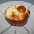 Tomate soufflée au chèvre