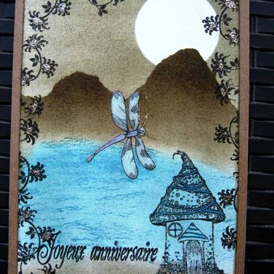 deux cartes faites aux encres