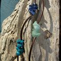 Collier en turquoise, lapis-lazuli et aventurine
