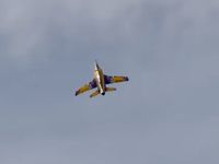 Un Fly Baby, un jet lors d’un meeting aéromodélisme.