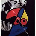 Manolo Valdès et Juan Miró chez Maeght