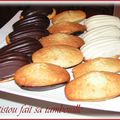 MADELEINES en coques chocolat