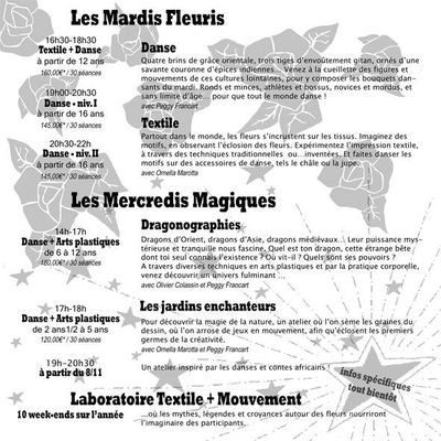 Ateliers hebdomadaires 2011-2012