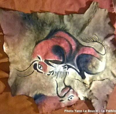 Évocation des bisons de la grotte d’Altamira.