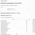 ELECTIONS MUNICIPALES MARS 2014 CORNOT