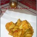 Curry de pomme de terre et chou fleur