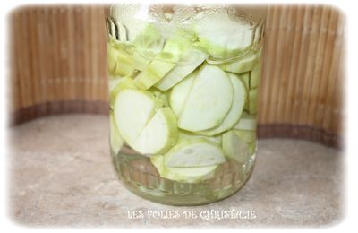 Pickles de courgettes