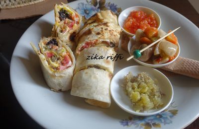 ROTOLO DI PIADA A LA ROMAGNOLA 