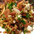 salade de quinoa aux épices, amandes et féta : pour accompagner un barbecue