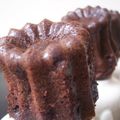 C'est pas light, mais il fallait bien tester : cannelés au chocolat de Christophe Felder