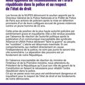 RETABLIR L'ORDRE REPUBLICAIN DANS LA POLICE ET RESPECTER L'ETAT DE DROIT - Communiqué de la NUPES -