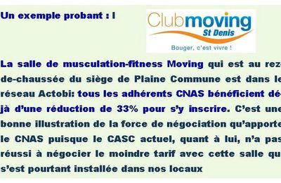  La force de négociation du CNAS à notre service - l'exemple du Moving