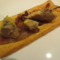 Foie gras sur lit d'échalotes