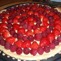 Tarte Fraise-Framboise 