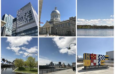 Repartons en voyage pour cette fois Montréal, Québec, etc...