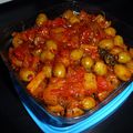 Fricassée de céleri aux olives