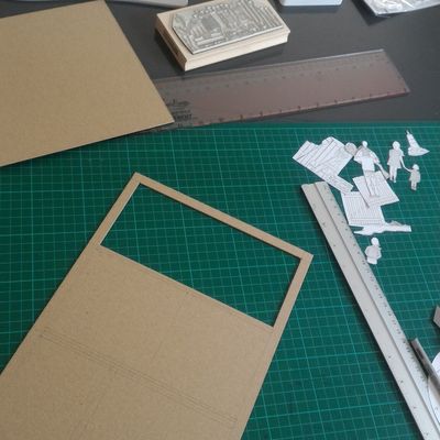 Tableau scrap "chou flower"