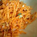 Salade de carottes râpées aux graines et blé germé
