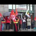 rassemblement intersyndical du 1er mai 2024 à Avranches (50) en demi-teinte