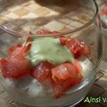 Mousse d'artichauts en verrine