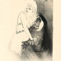 Henri de TOULOUSE-LAUTREC - À la Renaissance : Sarah Bernhardt dans « Phèdre ». 1893