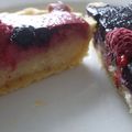 Tarte aux amandes et framboise, et ses petites soeurs à la myrtille