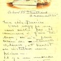 Lettre d’Indira Sher-Gil à Denise, à bord, 11 novembre 1935