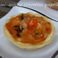 mini tarte aux crevettes