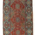 Small “Chessboard” Carpet, Syrian, Ottoman period (1281-1924), early 17th century