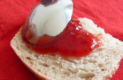 Confiture fraise-vanille