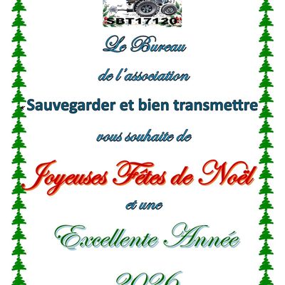 JOYEUX NOËL & BONNE ANNEE 2026