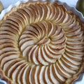 TARTE AUX POMMES ( citron/sucre roux)