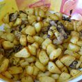 Pommes de terre aux champignons, à l'Actifry!