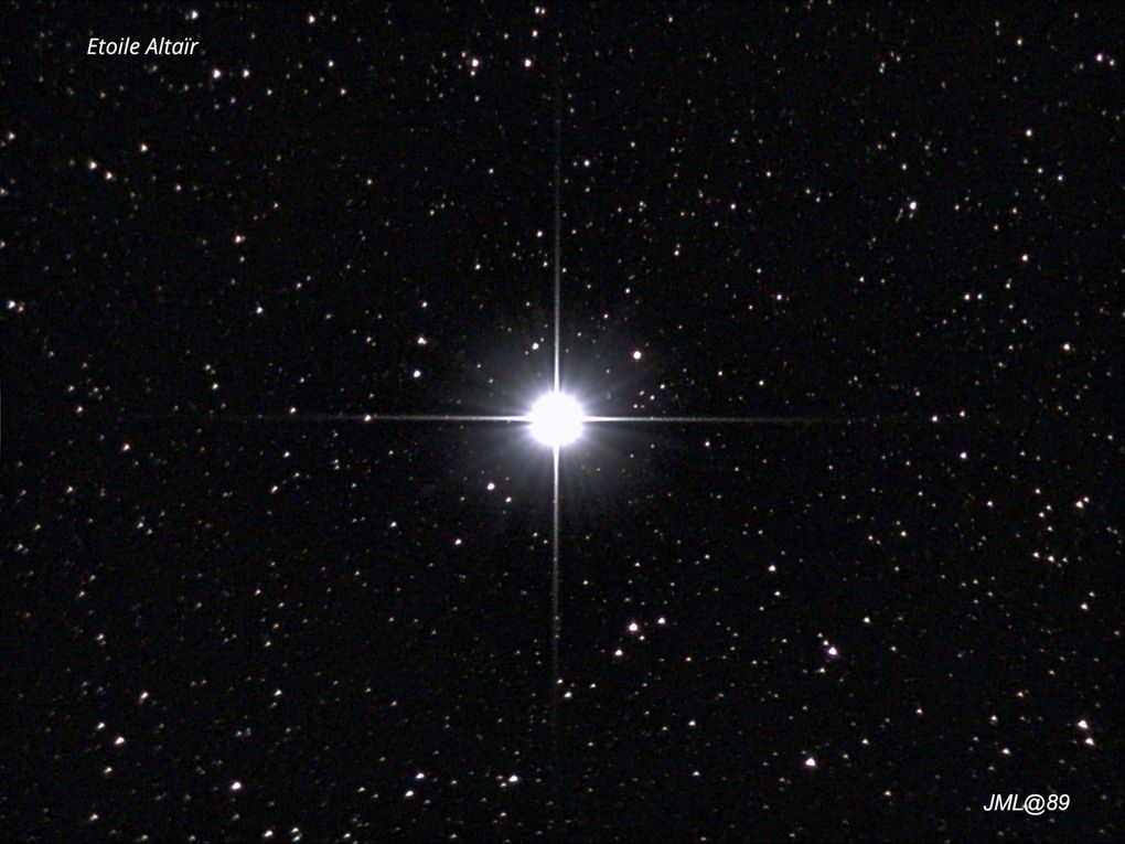 Les 3 étoiles formant le triangle d’été - Photos prises par Jean-Michel en juin et juillet 2025