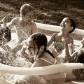 L'été à Montfort... piscine, trampoline... (8 juillet 2013)