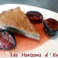 Tarte à la crème d'amandes, figues , arôme amaretto