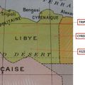 LIBYE - Carte