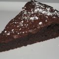 Fondant tout simple au chocolat et amandes*