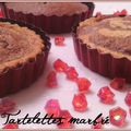 Tartelettes marbré choco amande amère