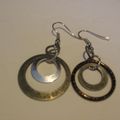 BOUCLES D'OREILLES ANNEAUX COSMIQUES