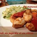 Dinde au paprika et au citron