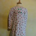 E203 : Robe velours 70's 5 ANS