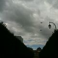 Les touristes #4 - Les hélicoptères du défilé du 14 juillet, vus des jardins du Palais-Royal avec Vincent, Marion et Léon