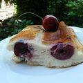 gâteau au fromage blanc et aux cerises