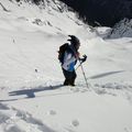 21/02/16 : Ski de rando : Bel Oiseau (2643m) : couloir NE 300m 4.1 E2 42°max