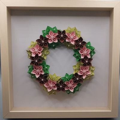 Couronne de fleurs Noémie 