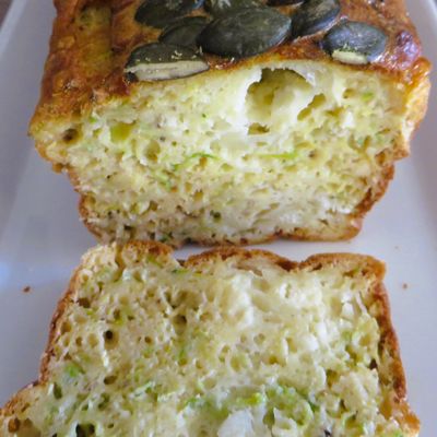 Cake courgette chèvre