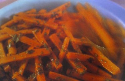 Salade de carottes aux piments et au cumin
