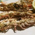 Langoustines grillées et panées